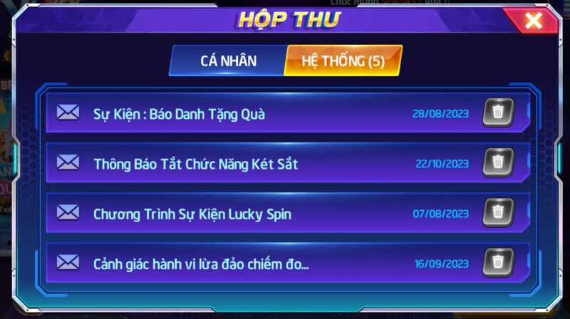 Thư cảnh báo giả mạo thường xuyên gửi đến game thủ để nâng cao cảnh giác