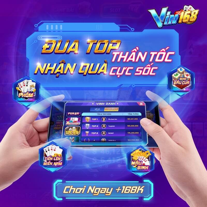 Tải Vin168 về điện thoại - Chơi mọi lúc - Cược mọi nơi