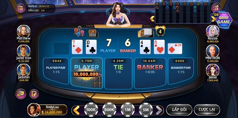 Nên áp dụng chiến thuật để dễ dàng thắng cược Baccarat Vin168