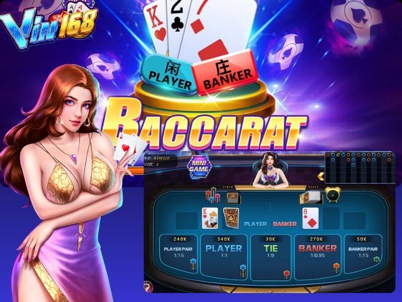 Các bàn chơi Baccarat luôn hấp dẫn bet thủ đặt cược