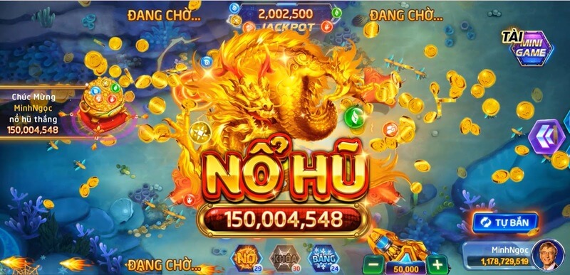 Tựa game hot nhất ở cổng Vin168 - Nổ hũ bắn cá